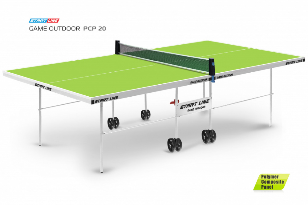 Стол теннисный Start Line Game PCP Всепогодный