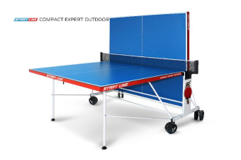 Стол теннисный Start Line Compact EXPERT 4 Всепогодный (Синий)