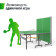 Всепогодный теннисный стол UNIX Line outdoor 14 mm SMC (Зеленый)