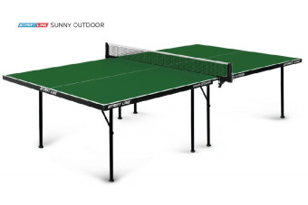 Стол теннисный Start Line Sunny Всепогодный (Зелёный)