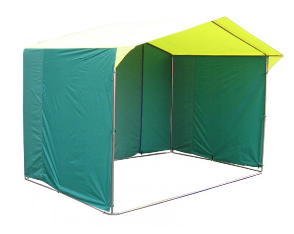 Торговая палатка Митек «Домик» 2,5 x 2 из квадратной трубы 20х20 мм