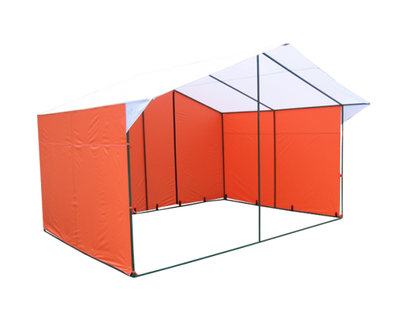 Торговая палатка Митек «Домик» 4 х 3 из квадратной трубы 20х20 мм