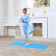 Коврик для фитнеса и йоги DFC Yoga 3мм (голубой)
