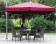 Садовый зонт GardenWay Sydney A002-3030 (бордовый)