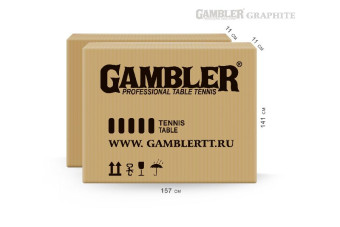 Стол теннисный GAMBLER GRAPHITE / GTS-9