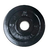 Диск обрезиненный DFC 0,5 кг / диаметр 26 мм