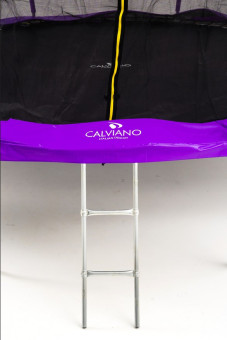 Батут Calviano 374 см - 12ft OUTSIDE MASTER (фиолетовый)
