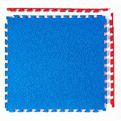 Будо-мат, 100 x 100 см, 40 мм (сине-красный)