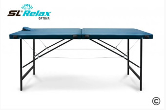 Массажный стол Start Line Relax optima (синяя кожа)