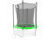 Батут с защитной сеткой DFC JUMP4FUN 6 ft (зеленый, с лестницей)
