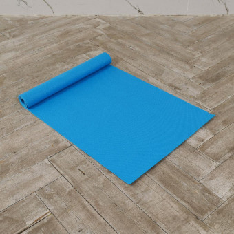 Коврик для фитнеса и йоги DFC Yoga 3мм (голубой)