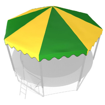 Крыша для батута UNIX Line 12 ft (Green/Yellow)