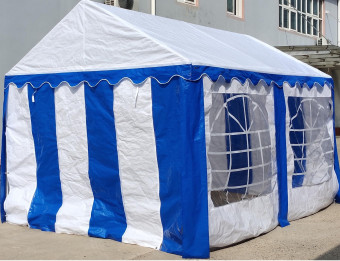 Торговая палатка Sundays Party 3x4 (белый-синий)
