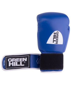 Перчатки боксерские Green Hill GYM BGG-2018 кожа, синий