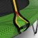 Батут DFC Trampoline Fitness с сеткой 12ft (зеленый)