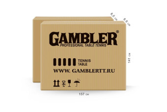 Стол теннисный GAMBLER Edition (Синий) / GTS-1