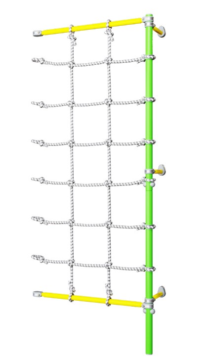  Комплект с канатным лазом пристенный Romana Dop7 (6.18.00-45, зеленое яблоко)