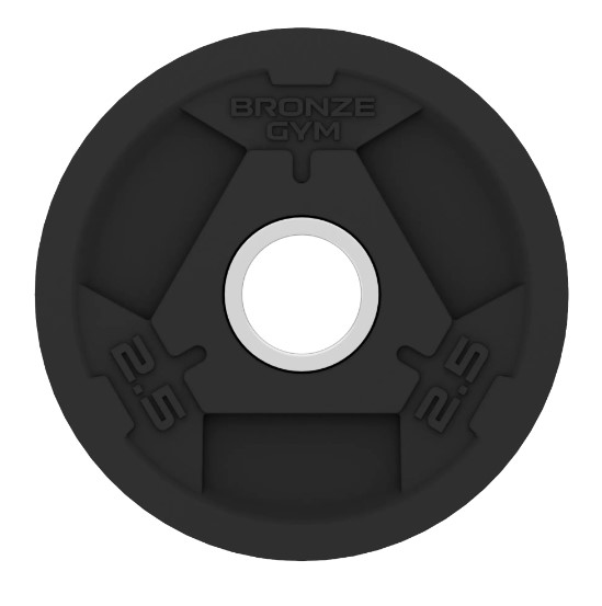 Диск олимпийский BRONZE GYM обрезиненный (2,5 кг)