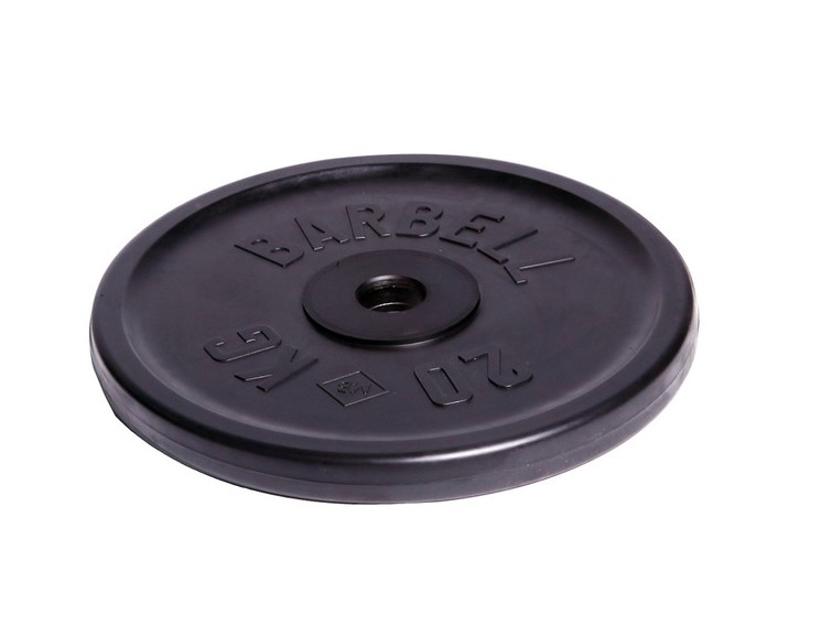 Диск олимпийский Barbell d51 мм (черный, 25 кг)