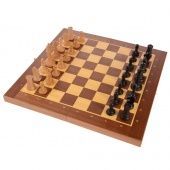 Шахматы складные Woodgames махагон, 40мм с утяж. фиг.
