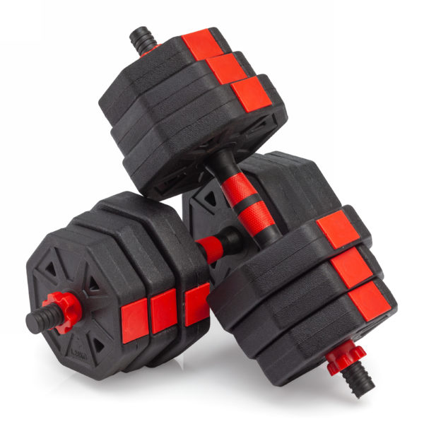 Гантели гексагональные с грифом VictoryFit VF-DН200 (20 кг, 2 шт. х 10 кг.)