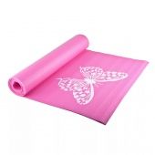 Коврик для йоги и фитнеса 173x61x0,4см BB8300 розовый
