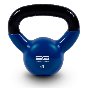 Гиря BRONZE GYM в виниловой оболочке 4 кг