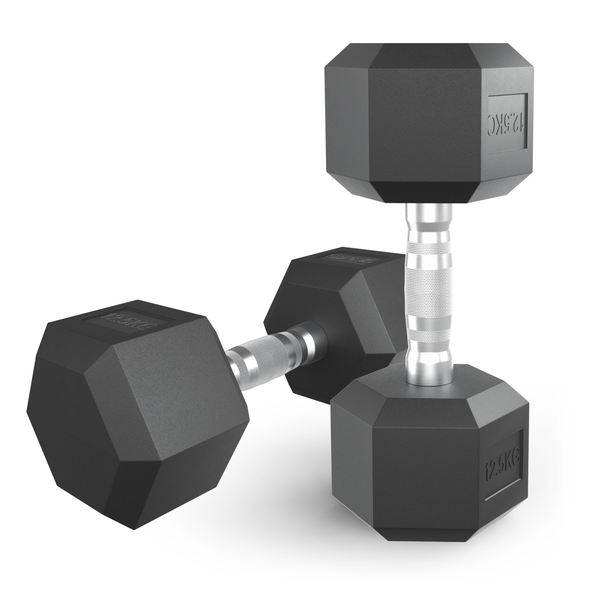 Гантели гексагональные обрезиненные UNIX Fit (12.5 кг, 2 шт)