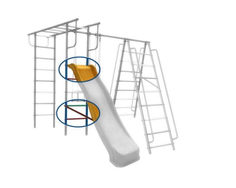 Крепление ската к горке 3,0 м к ДСК Вертикаль