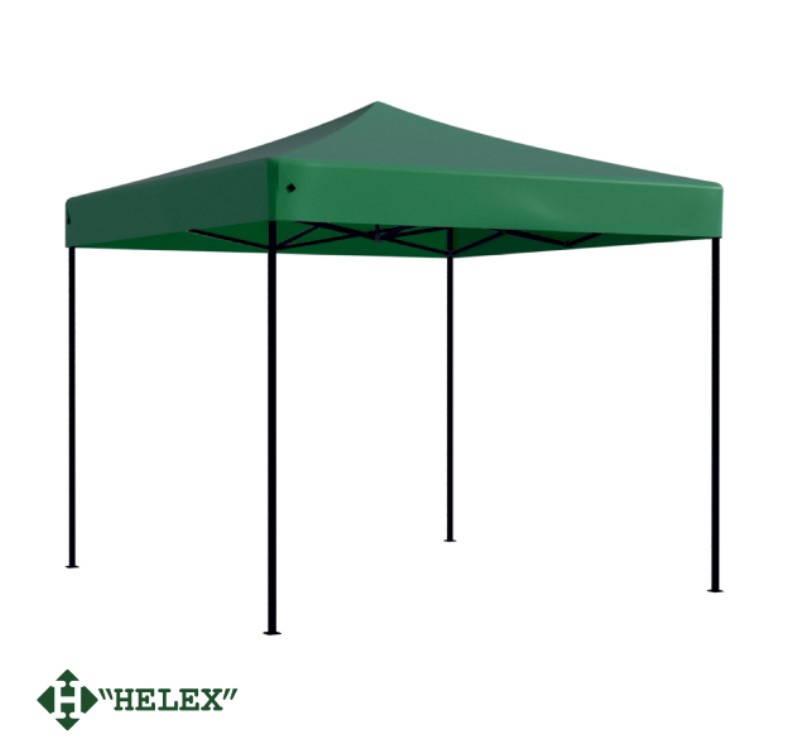 Тент-шатер быстросборный Helex 23001 3х3м полиэстер (зеленый)