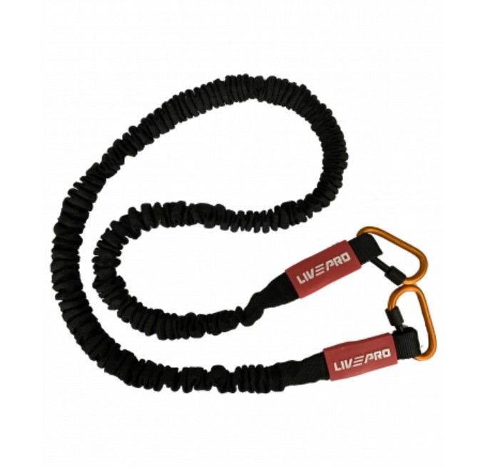 Эспандер эластичный с карабином Livepro LP8401-H