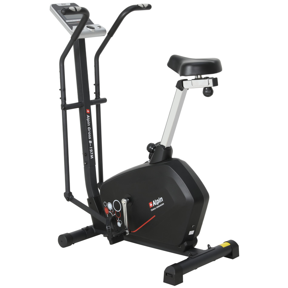 Велотренажер ALPIN Gross B-197M (с поручнями)