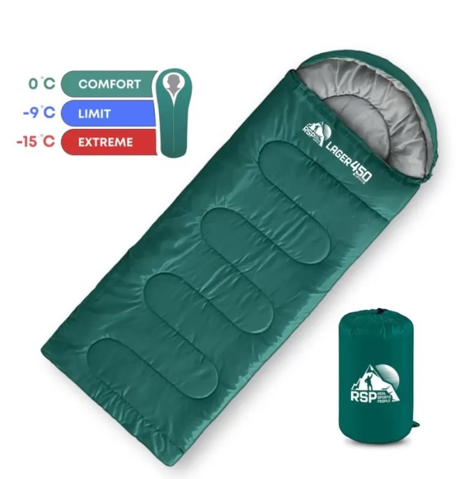 Спальный мешок RSP Lager 450 L (220x75см, молния слева)