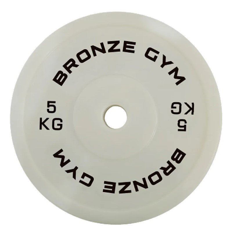 Диск олимпийский BRONZE GYM тренировочный (5 кг)