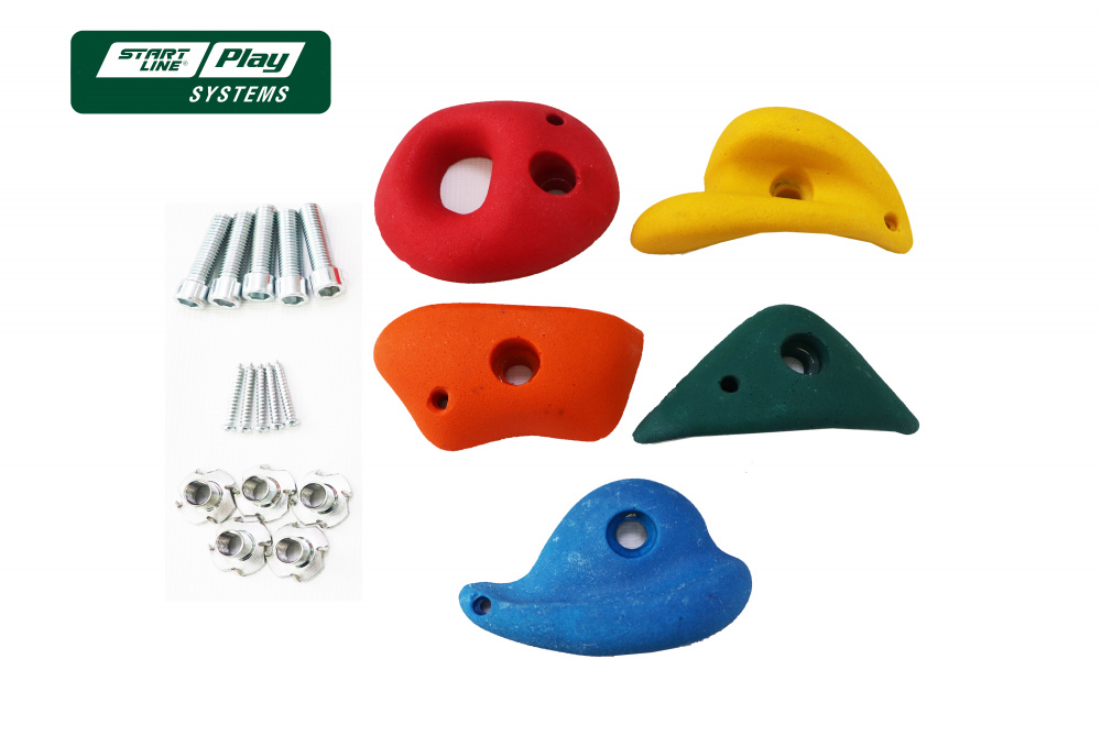 Захваты для скалолазания Start Line Play (5 шт. р-р средний)