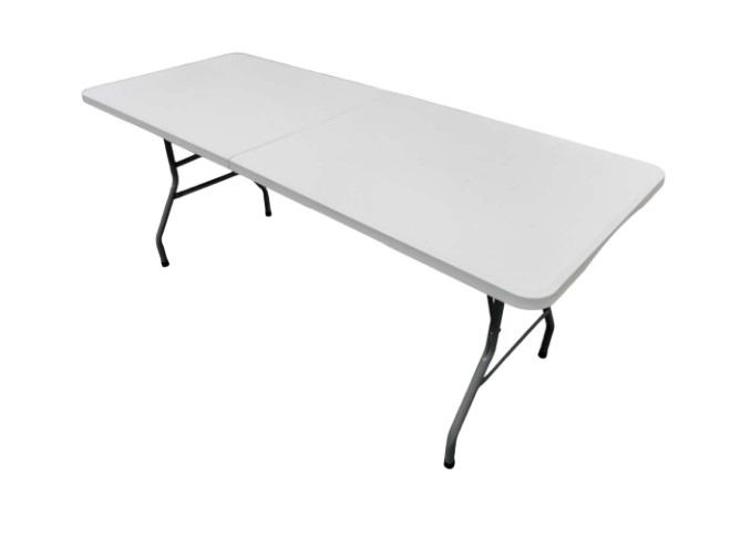 Стол складной Sundays AC-Z180 (180х74х74 см, белый)