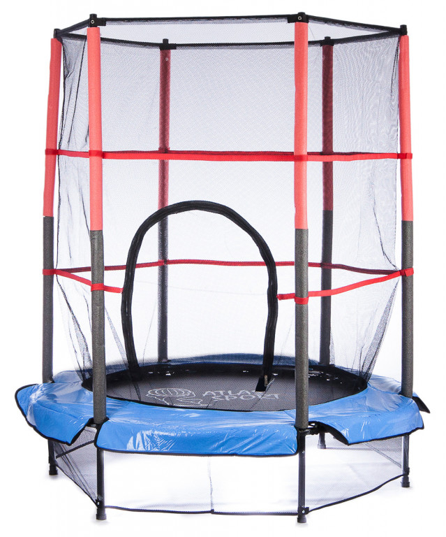 Батут Atlas Sport 140 см (4.5ft) Blue без лестницы