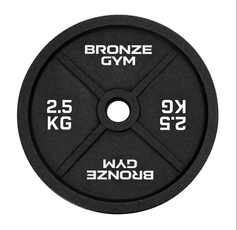 Диск олимпийский BRONZE GYM чугунный (2.5 кг)