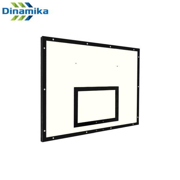 Баскетбольный щит Dinamika ZSO-002091, фанера на раме (черная разметка)