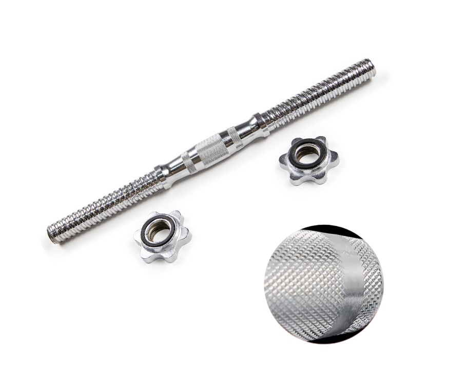 Гриф для гантелей AMETIST 25х450мм, 1,7 кг