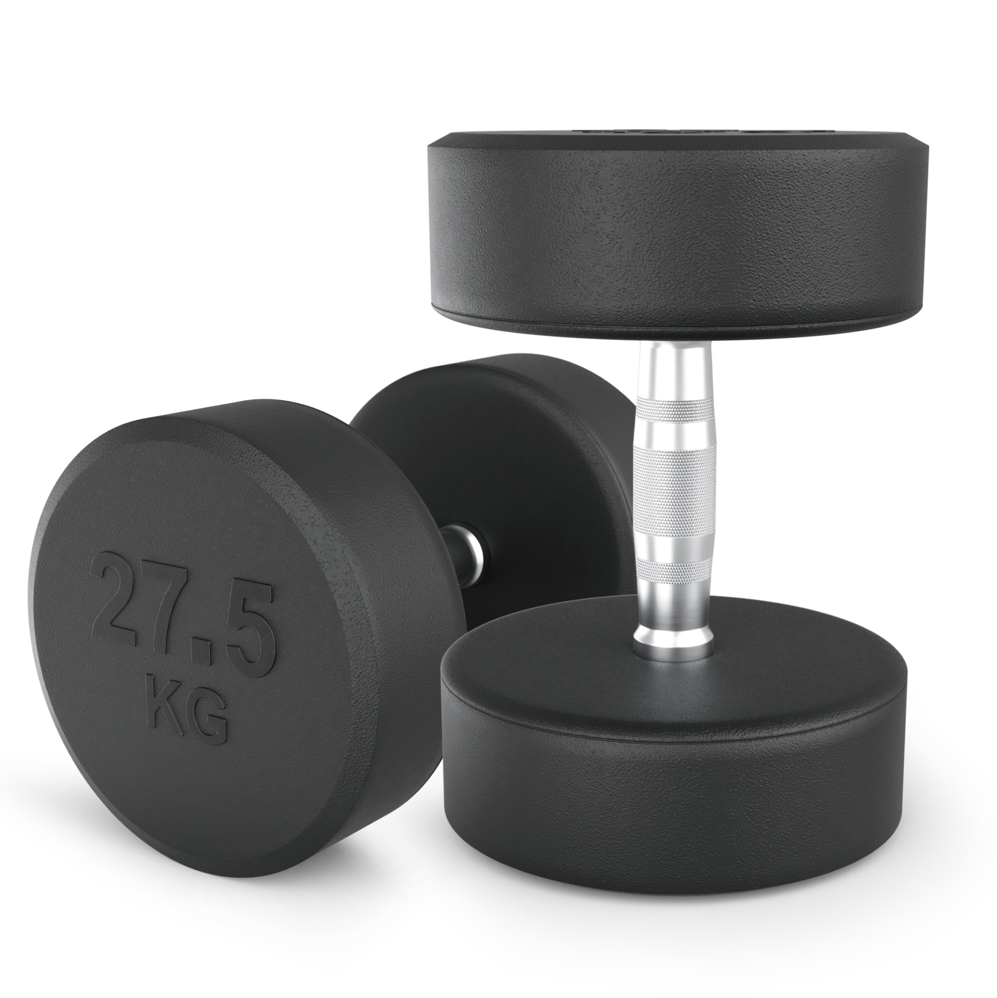 Гантели круглые обрезиненные UNIX Fit PRO (30 кг, 2 шт)