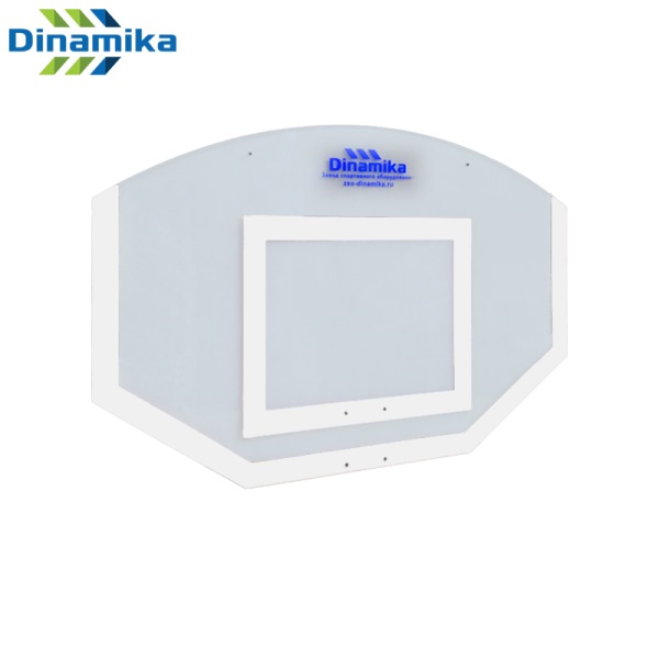 Стритбольный щит Dinamika ZSO-002112 поликарбонат (белая разметка)