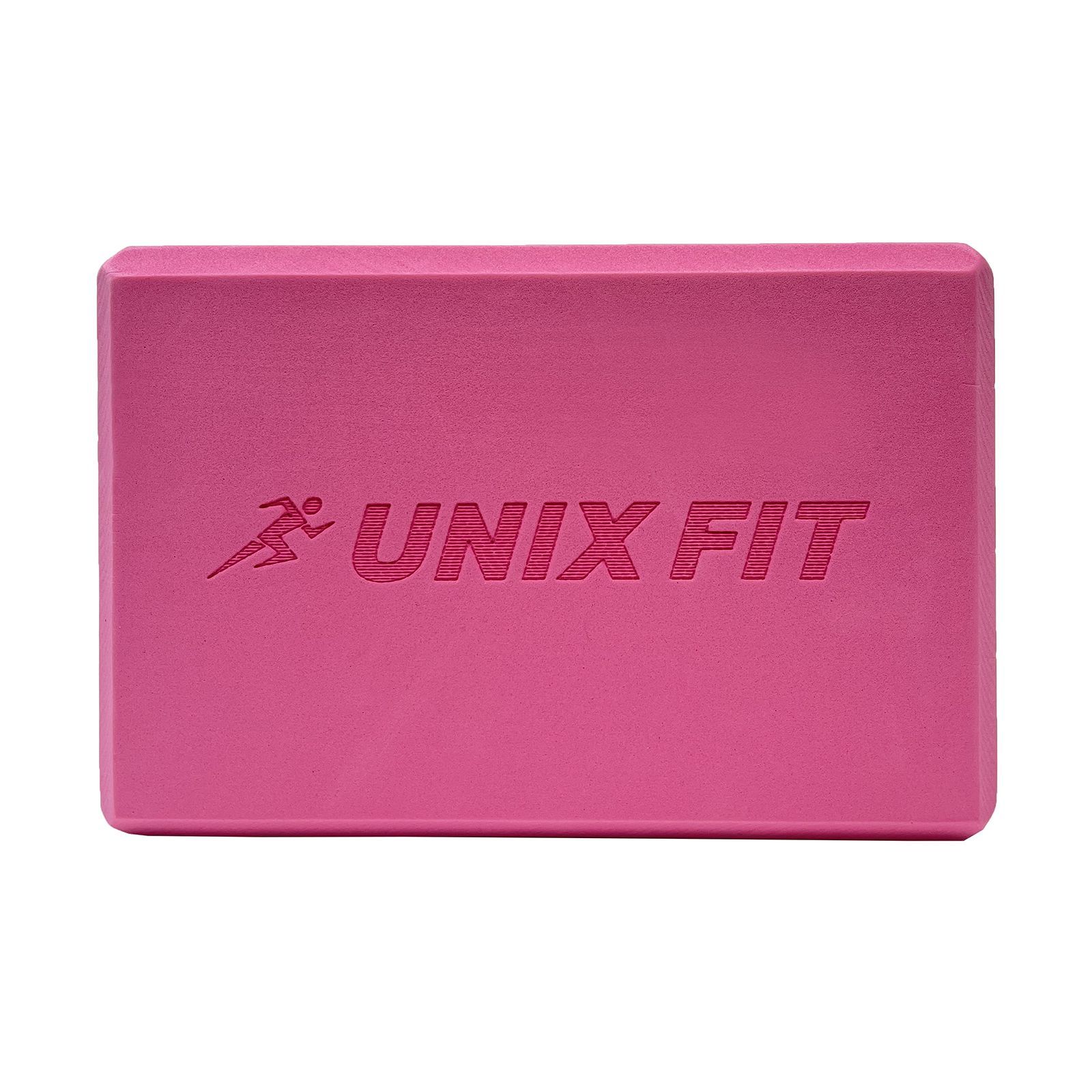 Блок для йоги и фитнеса UNIX Fit 1 шт (розовый)