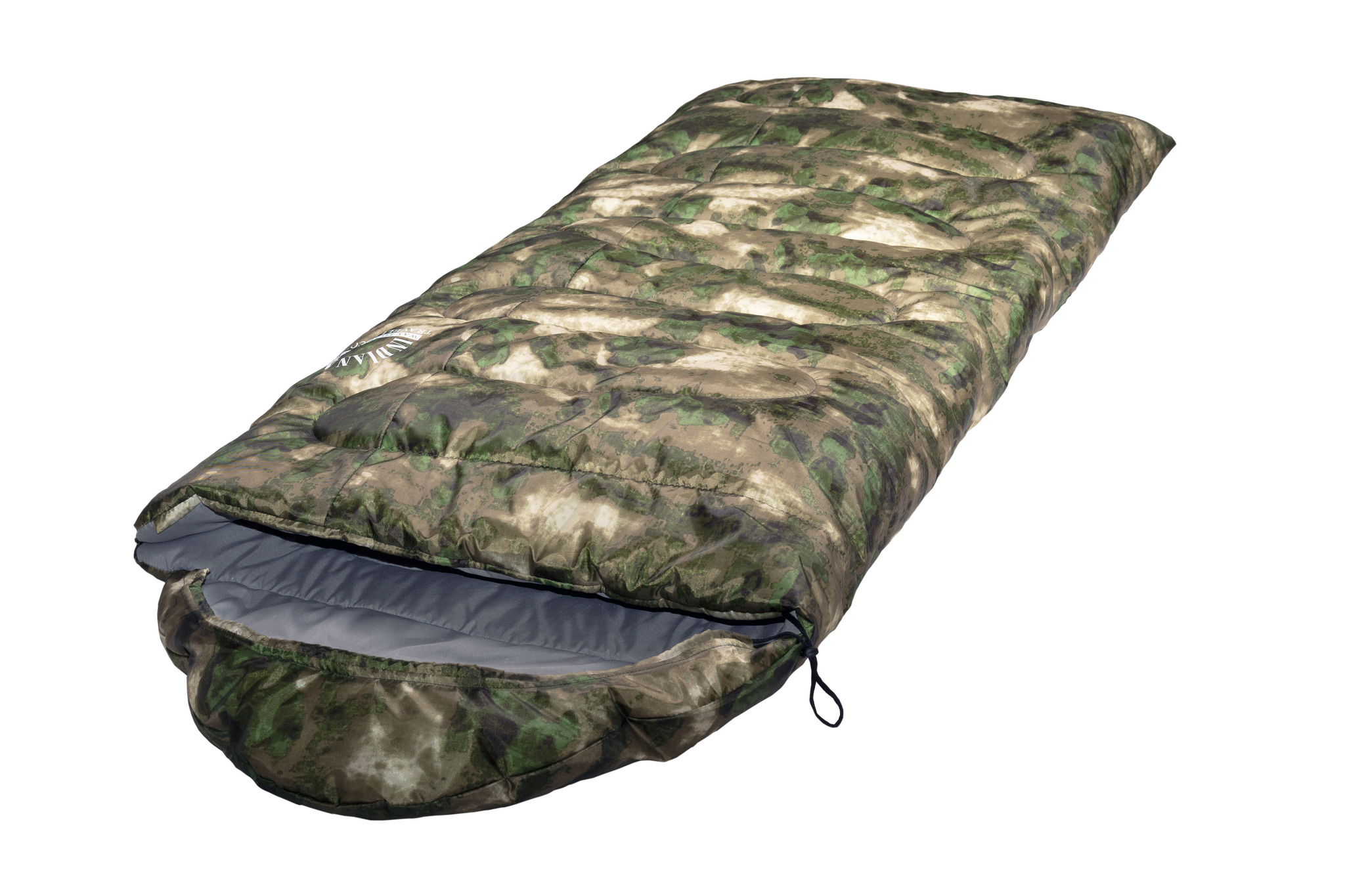 Спальный мешок INDIANA Traveller Camo L-zip (камуфляж)