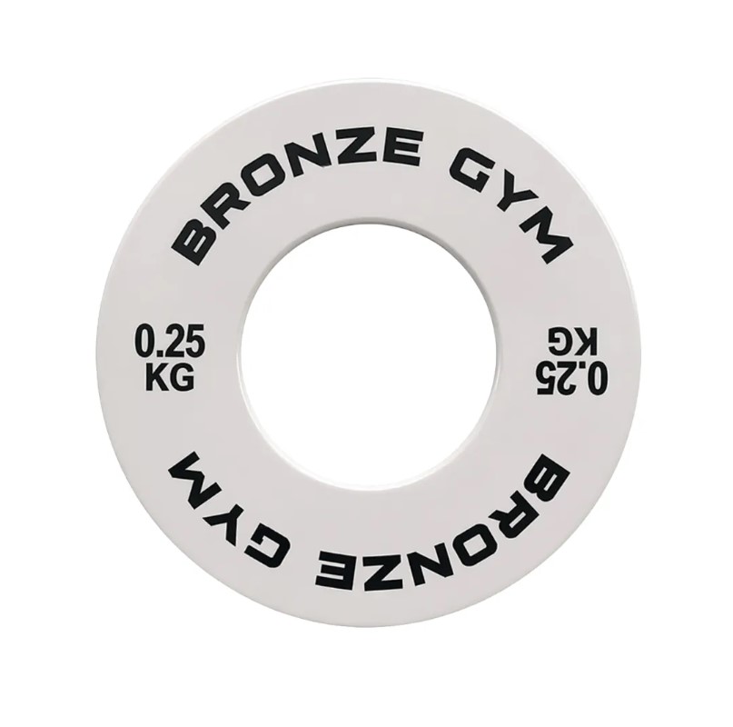 Диск калиброванный BRONZE GYM для пауэрлифтинга (0,25 кг)