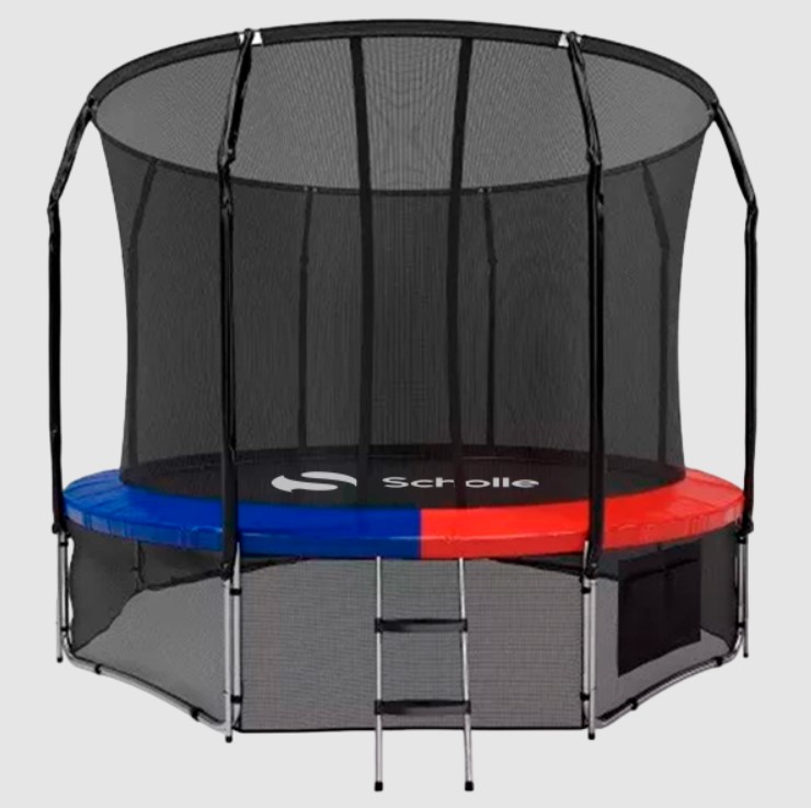 Батут Scholle Space Twin 12FT (красный-синий)