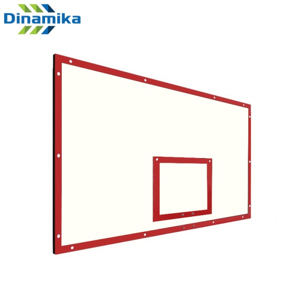 Баскетбольный щит Dinamika ZSO-002099, фанера на раме (красная разметка)