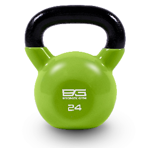 Гиря BRONZE GYM в виниловой оболочке 24 кг