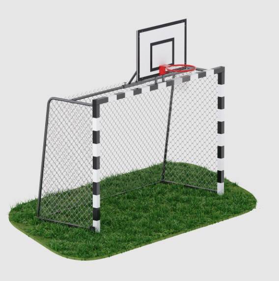 Ворота для минифутбола + стойка для баскетбола Central Sport Pro, ARMS080.1