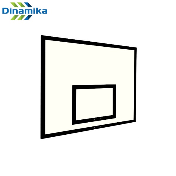 Баскетбольный щит Dinamika ZSO-002089, фанера (черная разметка)